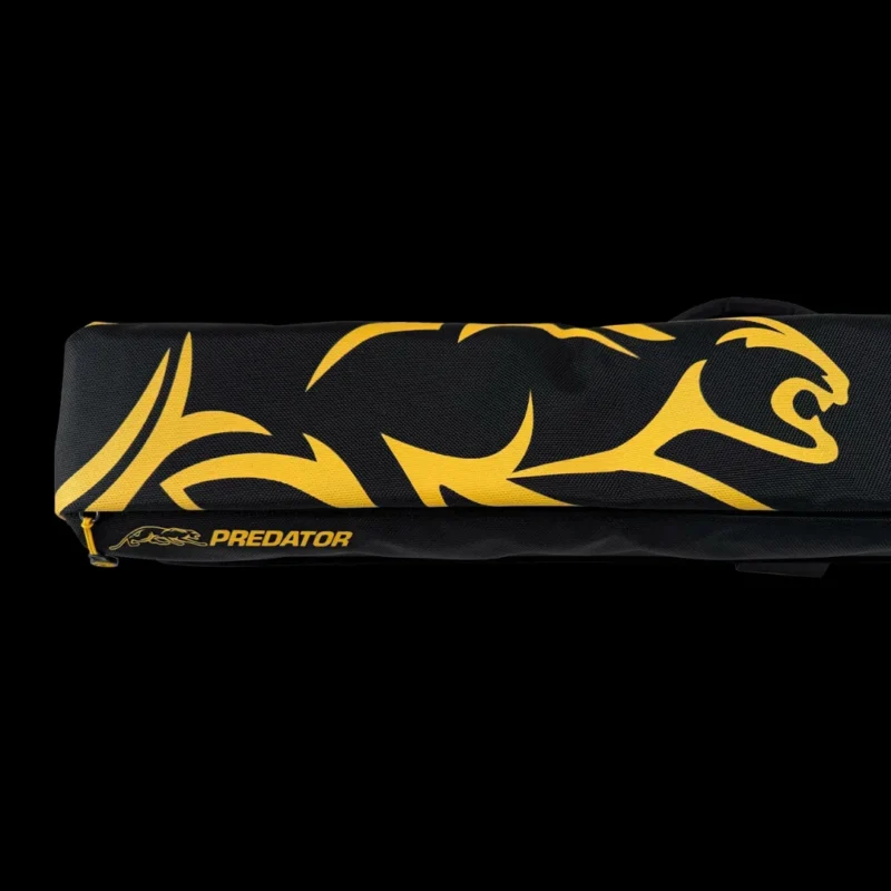 Predator Sport 3x5 Hard Backpack Pool Cue Case Black and Yellow
