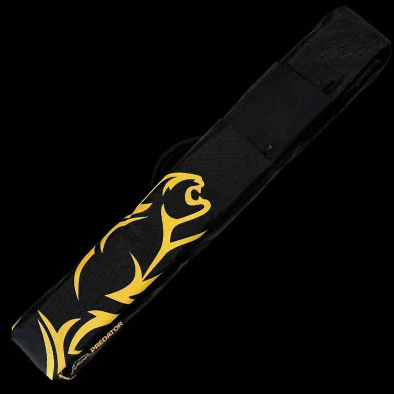 Predator Sport 3x5 Hard Backpack Pool Cue Case Black and Yellow